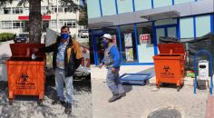 ÇAMELİ’DE MASKE VE ELDİVEN İÇİN ÖZEL ATIK KUTUSU