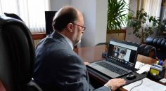 İLÇE MÜFTÜLERİ İLE VİDEO KONFERANS YAPILDI
