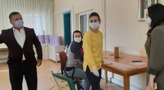 ÇAL, MASKE ÜRETMEYE BAŞLADI