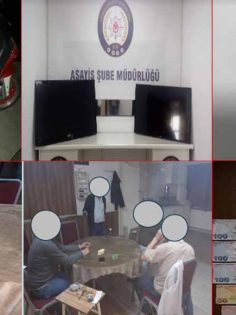 6 KİŞİ TUTUKLANDI, KUMARCILARA BASKIN YAPILDI