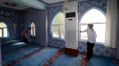 HONAZ’DA CAMİLER TEMİZLENİYOR