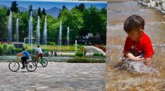 ÇOCUKLAR PARKLARDA GÖNÜLLERİNCE EĞLENDİ