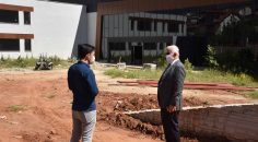 HAYIRSEVERİN YAPTIRDIĞI LİSEDE İNCELEME YAPILDI