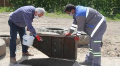 ÇAMELİ’DE LARVA ÜREME ALANLARINA İLAÇLAMA