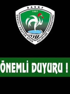 ASKF’DEN ÖNEMLİ UYARI