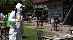 SOSYAL YAŞAM MERKEZLERİ DEZENFEKTE EDİLİYOR