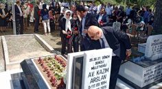 KAZIM ARSLAN MEZARI BAŞINDA ANILDI