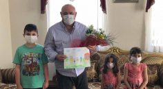 LÖSEMİLİ ÇOCUKLARDAN ŞEVİK’E TEŞEKKÜR ZİYARETİ