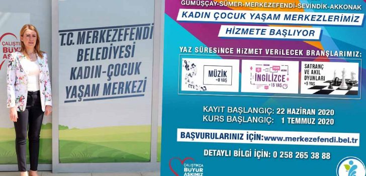 MERKEZEFENDİ’DE YAŞAM MERKEZLERİ FAALİYETE GEÇİYOR
