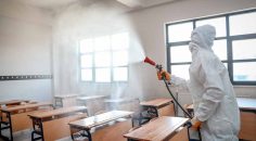 PAMUKKALE BELEDİYESİ LGS ÖNCESİ OKULLARI DEZENFEKTE ETTİ