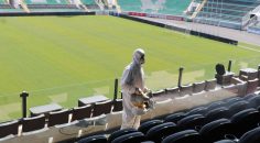 BÜYÜKŞEHİR STADI DEZENFEKTE ETTİ