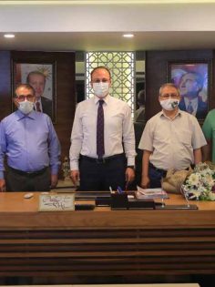 BAŞKAN ÖRKİ GAZETECİLERİ AĞIRLADI