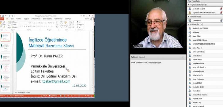 İNGİLİZCE ÖĞRETMENLERİNE ONLİNE SEMİNER