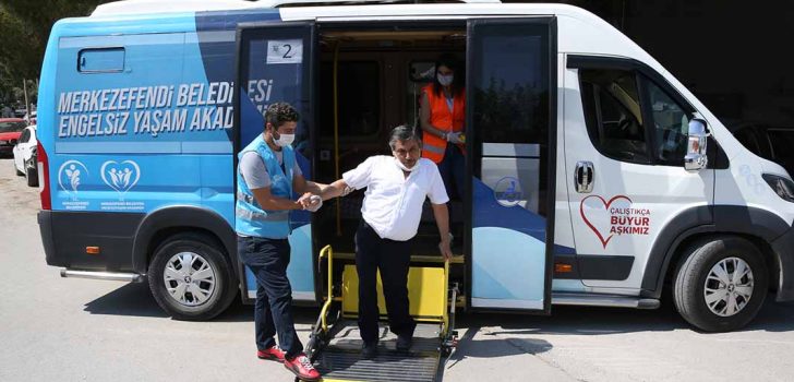 MERKEZEFENDİ’DE ENGELSİZ ULAŞIM BAŞLADI