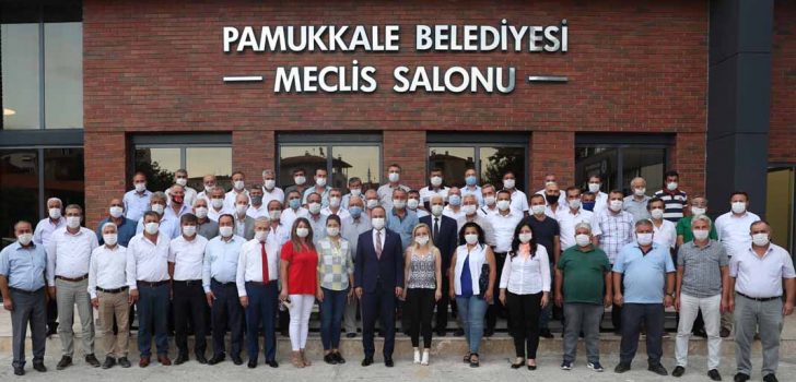 BAŞKAN ÖRKİ MUHTARLARLA BULUŞTU