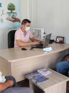 BÜYÜKŞEHİR, SEVİNDİK’E DE ALT YAPI İLETİŞİM OFİSİ AÇTI