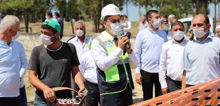 KARAKOVA KAPALI PAZARYERİ’NİN TEMELİ ATILDI