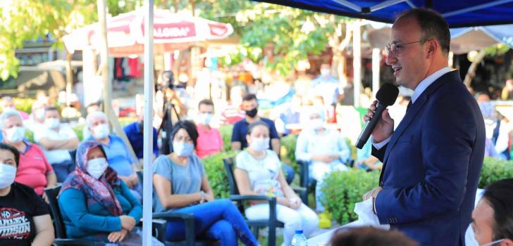BAŞKAN ÖRKİ VATANDAŞLARLA BİR ARAYA GELDİ