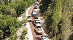 ÇAMELİ’DE ASFALT DÖKÜMÜ BAŞLADI