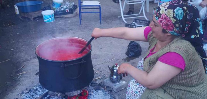 ÇAMELİ’DE KIŞLIK HAZIRLIKLARI BAŞLADI