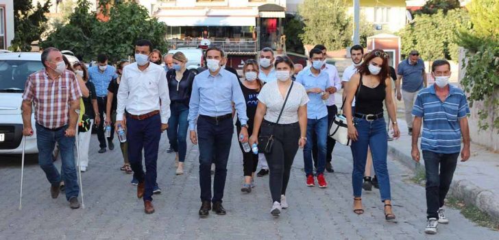 CHP’DEN ESNAF ZİYARETLERİ