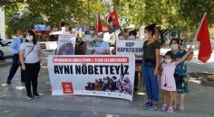 ÖNCÜ KADIN ÜYELERİNDEN ‘EVLAT NÖBETİNE’ DESTEK