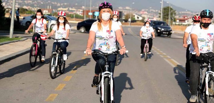 BAŞKAN DOĞAN FARKINDALIK İÇİN PEDAL ÇEVİRDİ