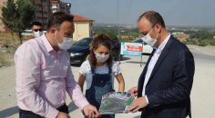 PINARKENT’TE BETON KİLİT PARKE TAŞI ÇALIŞMASI BAŞLADI