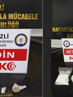 DENİZLİ’YE YÜKLÜ MİKTARDA UYUŞTURUCU GETİRİRİKEN YAKALANDILAR