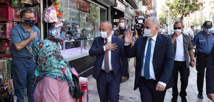 VALİ ATİK VE BAŞKAN ZOLAN’DAN KORONAVİRÜS DENETİMİ