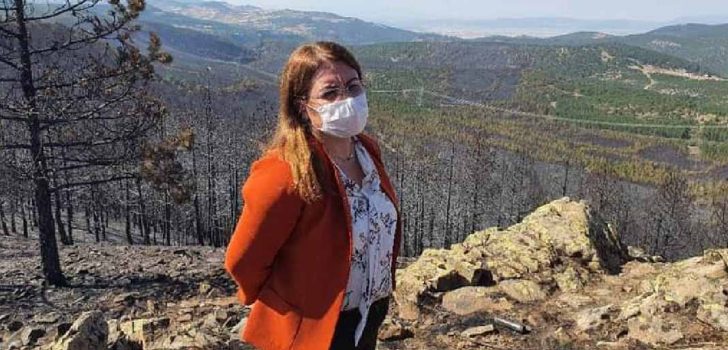 CHP GENEL BAŞKAN YARDIMCISI KARACA YANGIN YERİNDE