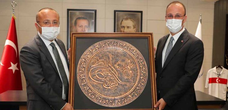 BAŞKAN ÖRKİ, VALİ ATİK’İ AĞIRLADI