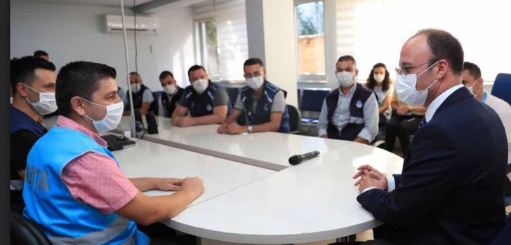 BAŞKAN ÖRKİ’DEN ZABITALARA KUTLAMA