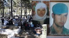ŞEHİT ANNESİ OĞLUNUN YANINDA TOPRAĞA VERİLDİ