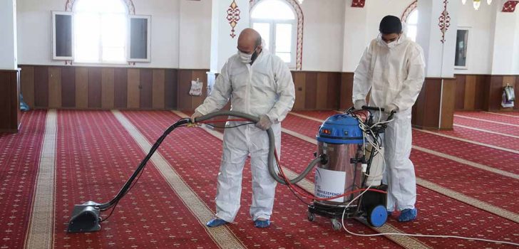 MERKEZEFENDİ’DE CAMİ TEMİZLİĞİ