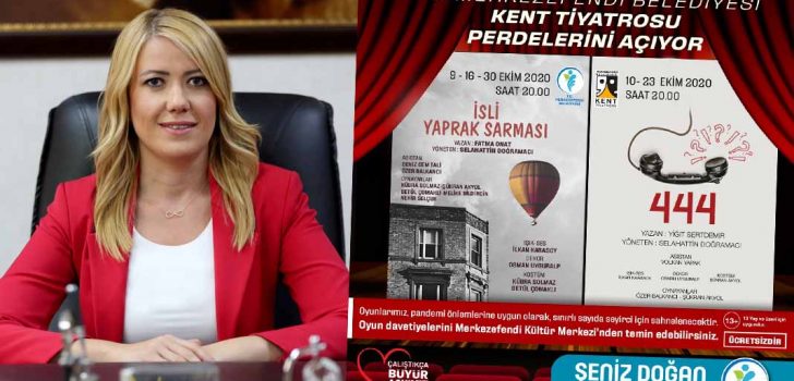 MERKEZEFENDİ KENT TİYATROSU PERDELERİNİ AÇIYOR