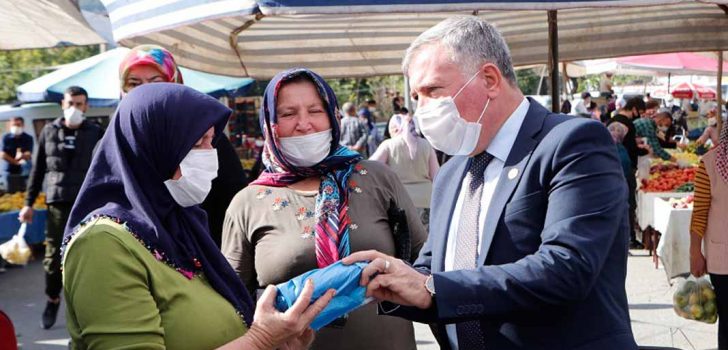 HONAZ’DA ÇÖP POŞETİ DAĞITIMINA BAŞLANDI
