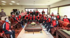 BELEDİYESPOR AİLESİNDEN BAŞKAN ZOLAN’A ZİYARET