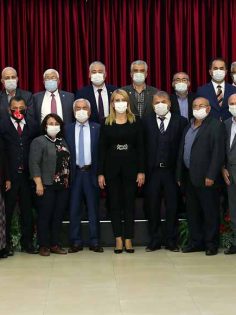 BAŞKAN DOĞAN MUHTARLARLA BİR ARAYA GELDİ