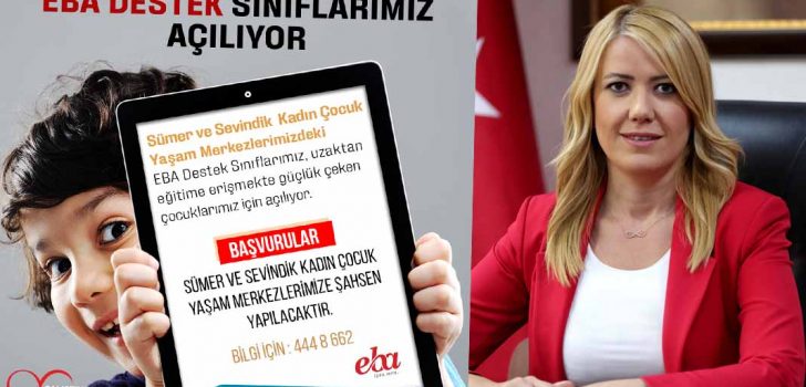 MERKEZEFENDİ BELEDİYESİ EBA DESTEK SINIFLARI AÇIYOR