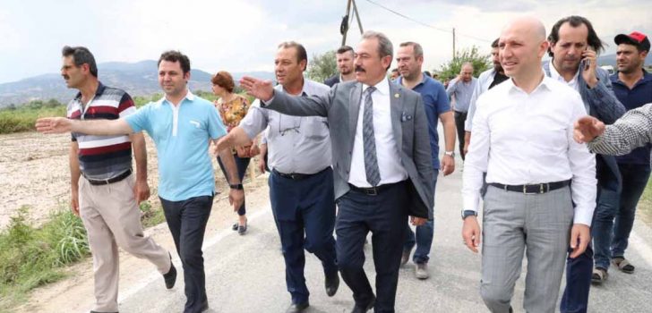 MİLLETVEKİLİ TİN: AFETZEDE ÇİFTÇİNİN YARALARI SARILDI