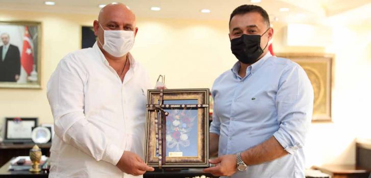 BAŞKAN ŞEVİK, MURAT YÜCEL’İ AĞIRLADI