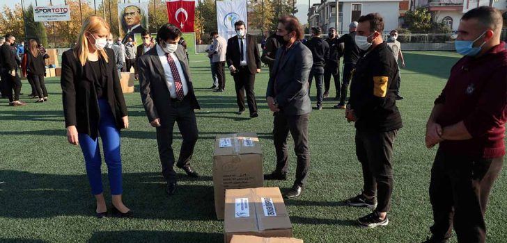 MERKEZEFENDİ BELEDİYESİ’NDEN AMATÖRLERE MALZEME DESTEĞİ