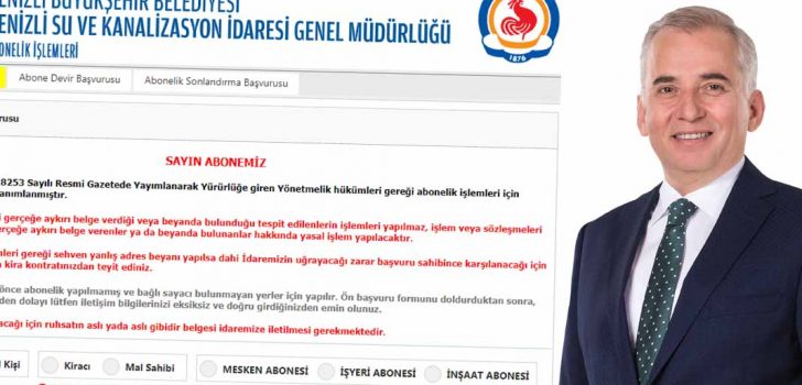 DESKİ’DE ONLİNE ABONELİK DÖNEMİ