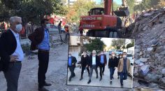 DENİZLİ CHP, DEPREM BÖLGESİNDE İNCELEME YAPTI