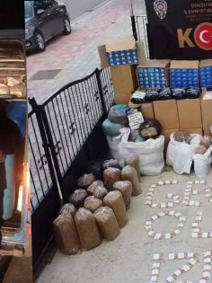 POLİS KAÇAKÇILARI YAKALADI