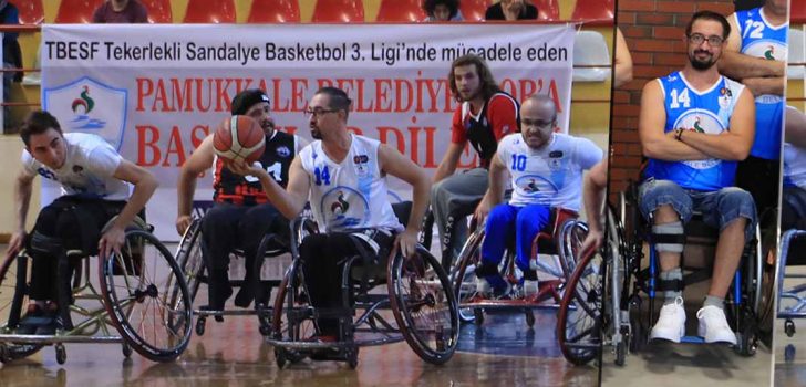 PAMUKKALE BELEDİYESPORLU BASKETBOLCUDAN ÖRNEK DAVRANIŞ