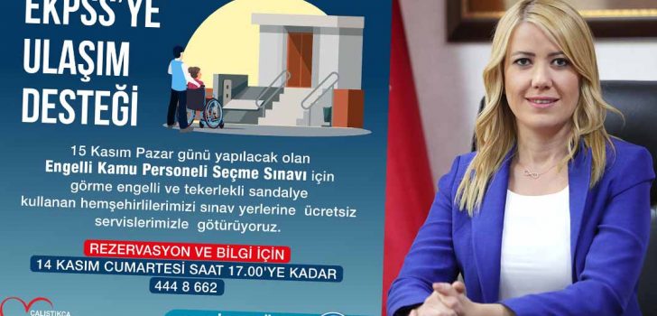 MERKEZEFENDİ BELEDİYESİ’NDEN EKPSS’YE ULAŞIM DESTEĞİ