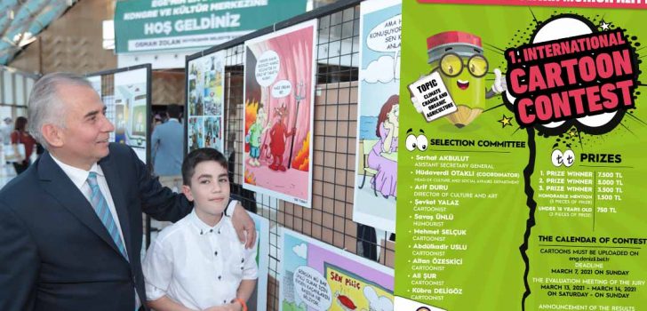 BÜYÜKŞEHİR, KARİKATÜR YARIŞMASINI ULUSLARARASI DÜZEYE TAŞIDI
