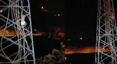 ÇIPLAK ŞEKİLDE YÜKSEK GERİLİM HATTINA TIRMANDI